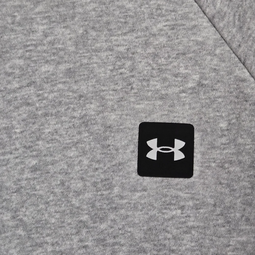 Under Armour Men's Gray Large Loose Cotton/polyester Sweatshirt - Picture 3 of 12
